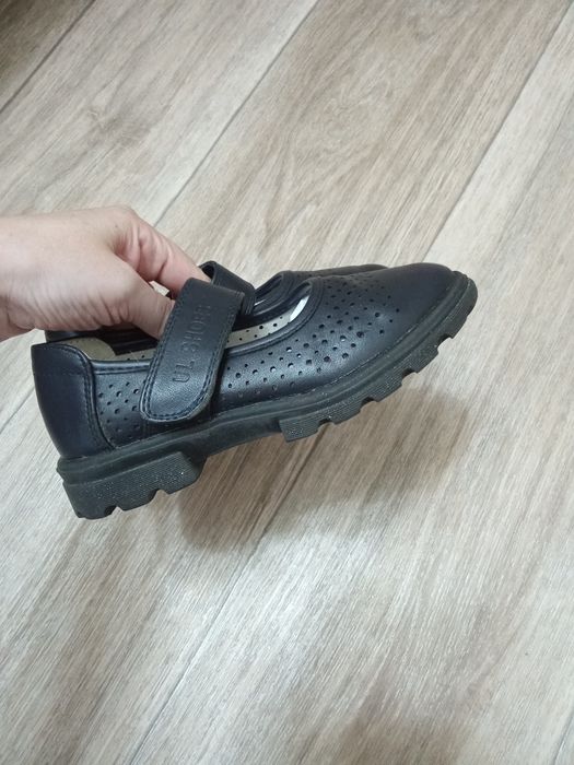 Туфли кожаные школьные для девочки