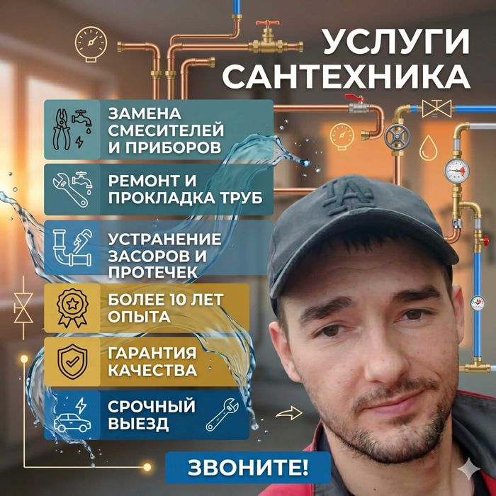 Ремонт труб устранение протечек сантехник