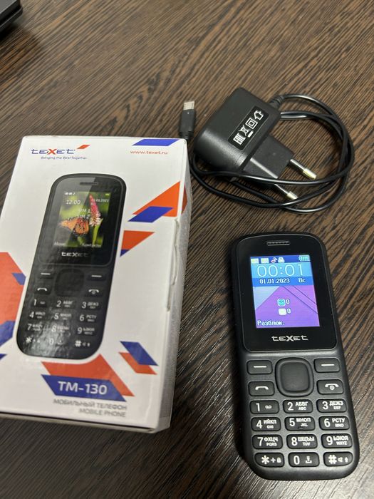 Продам новый кнопочный телефон texet