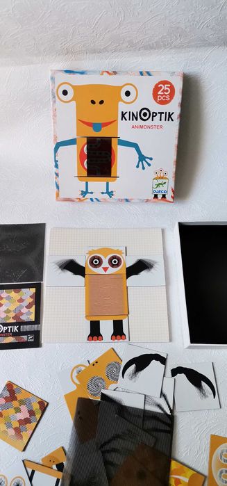 Joc copii Magnetic de Construcție – Kinoptik Animonsters Djeco