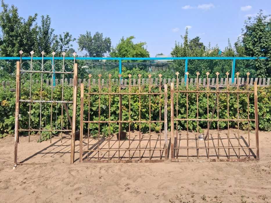 Ворота с калиткай