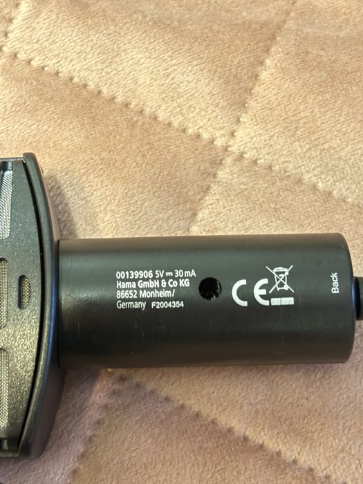 Microfon Hama MIC-USB Allround pentru PC/Laptop, USB, Plug & Play, Stare Excelentă