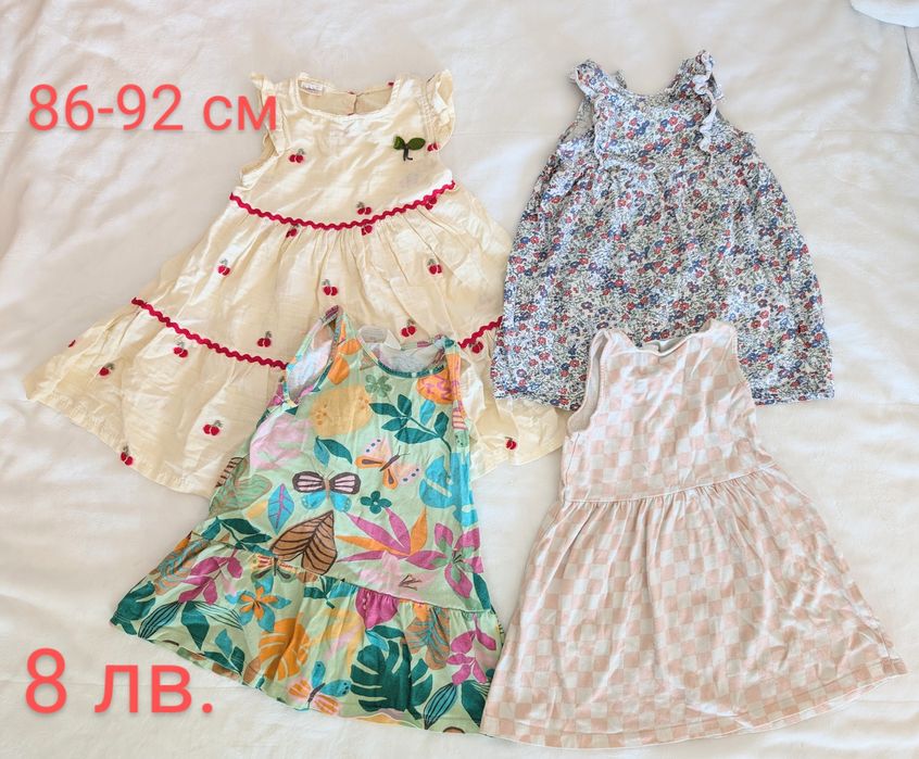 Бански, панталонки, рокли 12-18 месеца