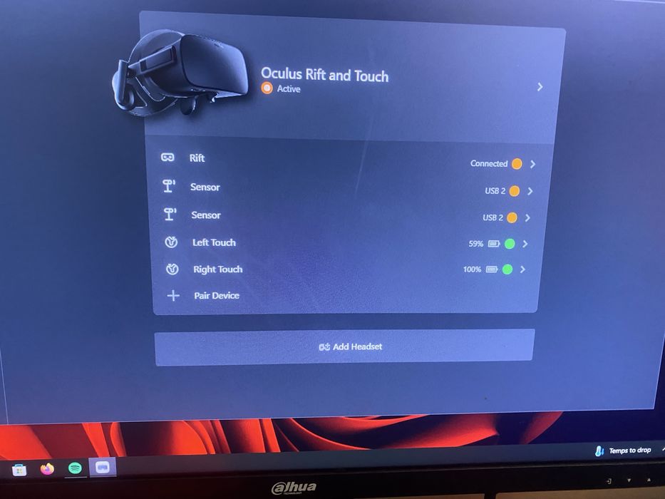 Vand Oculus Rift Cv1