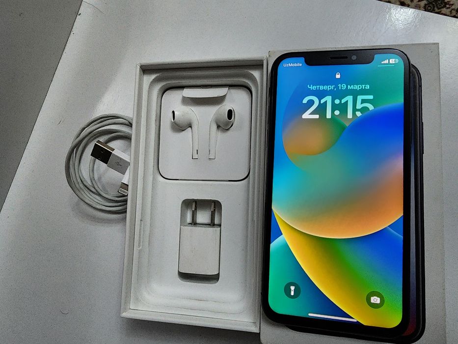 Iphone X Black 64Gb Kar DK Original Naushnik USB Galofka Zavod Full To