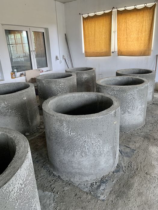 Tuburi din beton pentru fântână și capace de beton