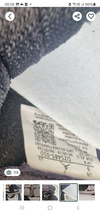 Adidasi Air Jordan 1 Retro High OG