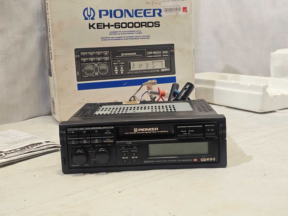 Vintage Pioneer KEH-6000RDS casetofon masina