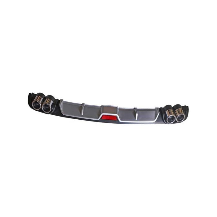 Difuzor bara spate cu ornamente toba duble pt Dacia Logan 3 2021-