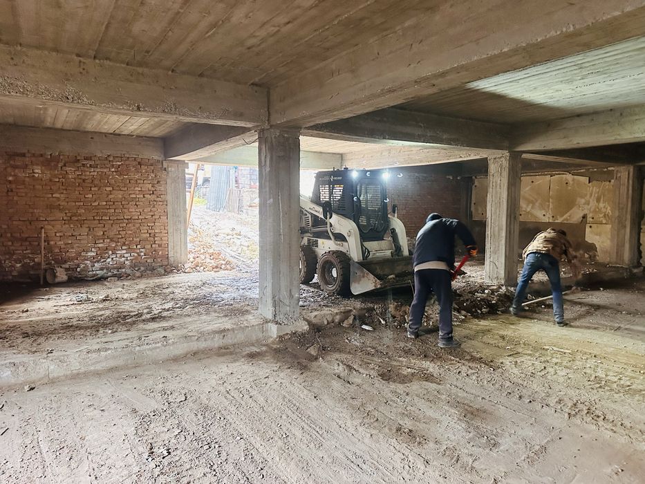 Услуги мини погрузчика, бобкат