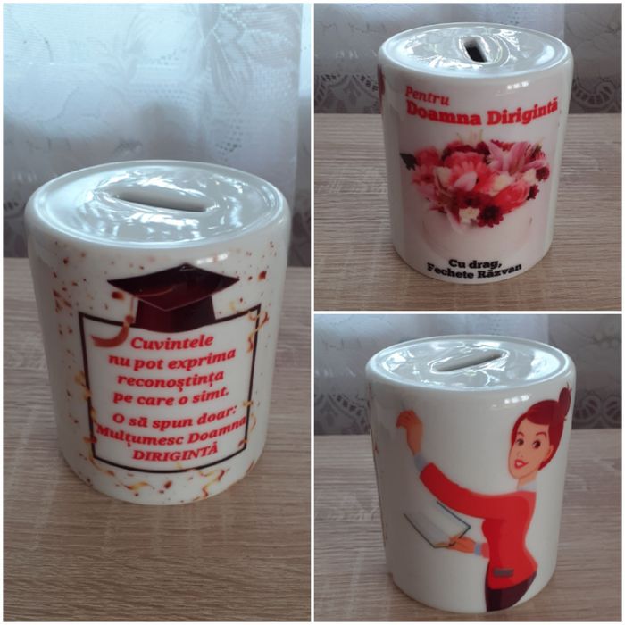 Cadou personalizat: cana, piatra, canvas, ceas, toca