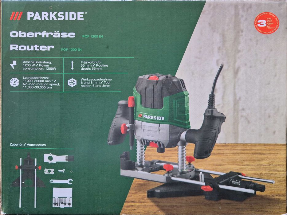 Freza Parkside POF 1200 E4 ca noua