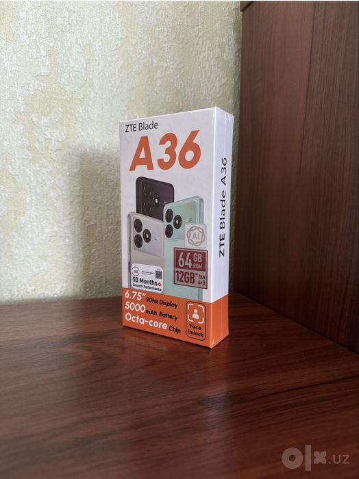 Zte blade A36 янги кора ранг
