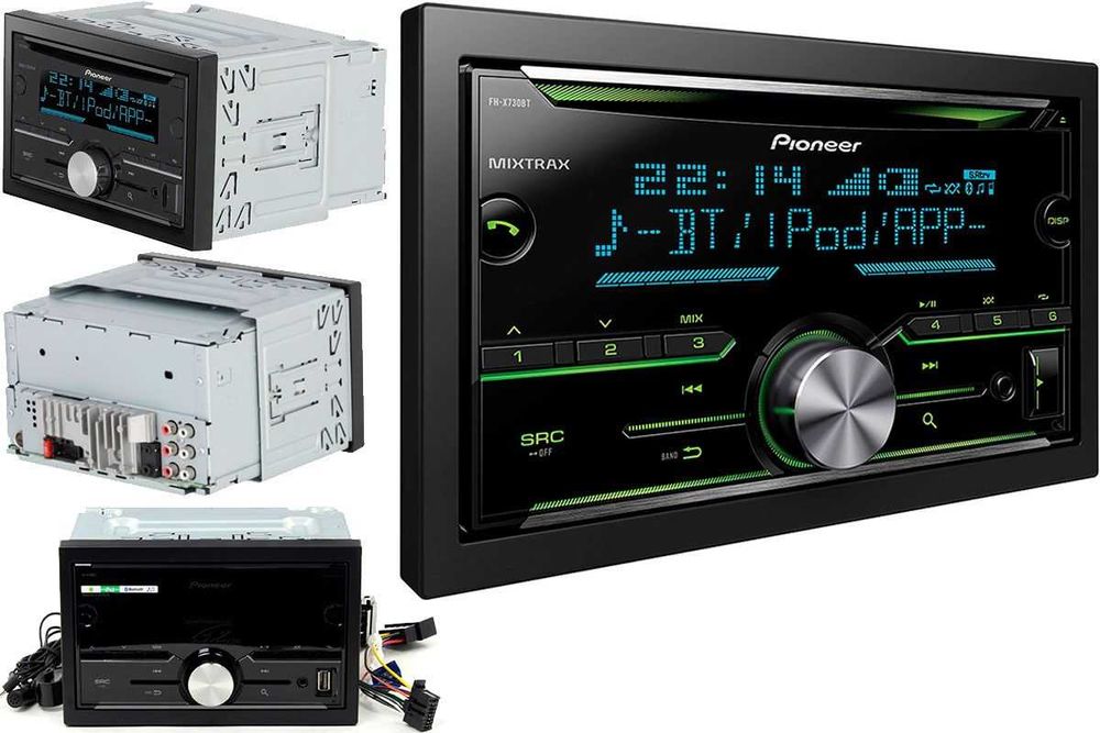 Магнитола Pioneer FH-X730bt (Bluetooth, процессор, 3пары RCA)