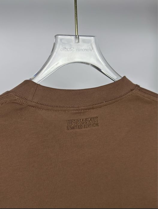 VETEMENTS Brown T-Shirt | Vetements Maro Tricou
