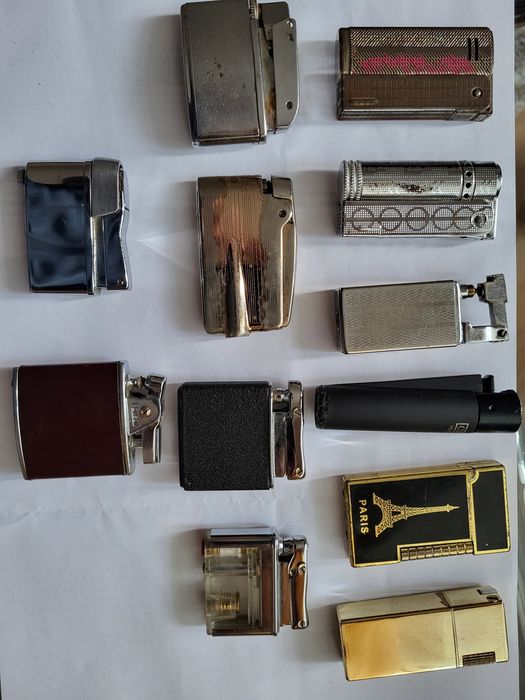 Brichete zippo defecte si super plate vechi metalice