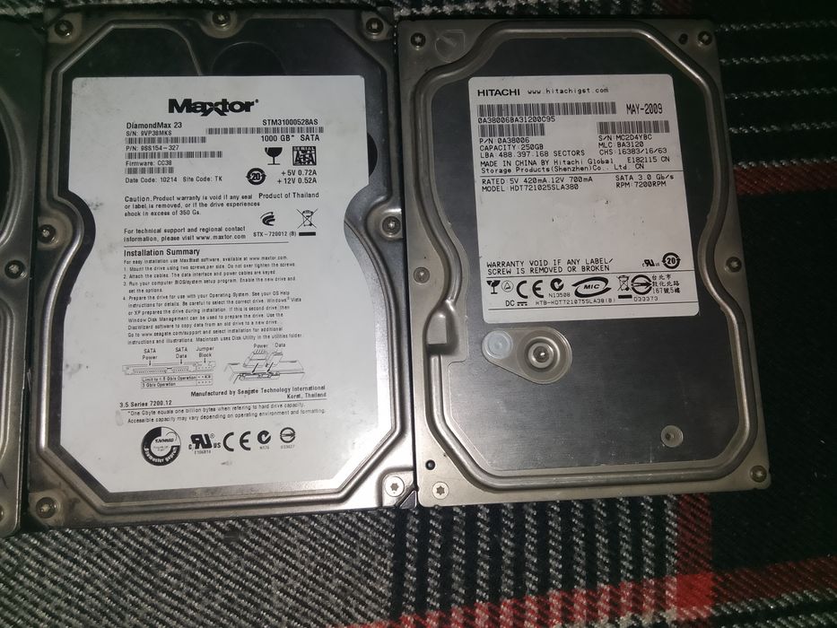 Hdd обьёмы разные