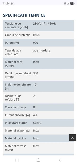 Pompă submersibilă ape uzate Wasserkonig inox