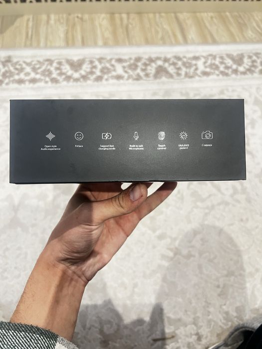 Умные очки Smart Glasses V03 с темными стеклами