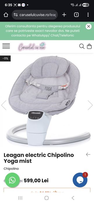 Balansoar leagan electric