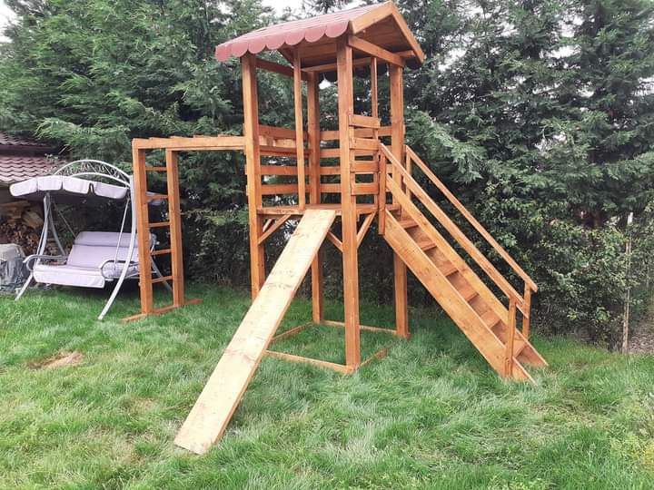 Balansoar din lemn masiv