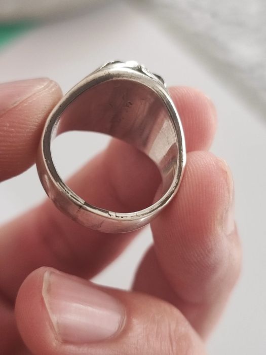 Печатка серебро.