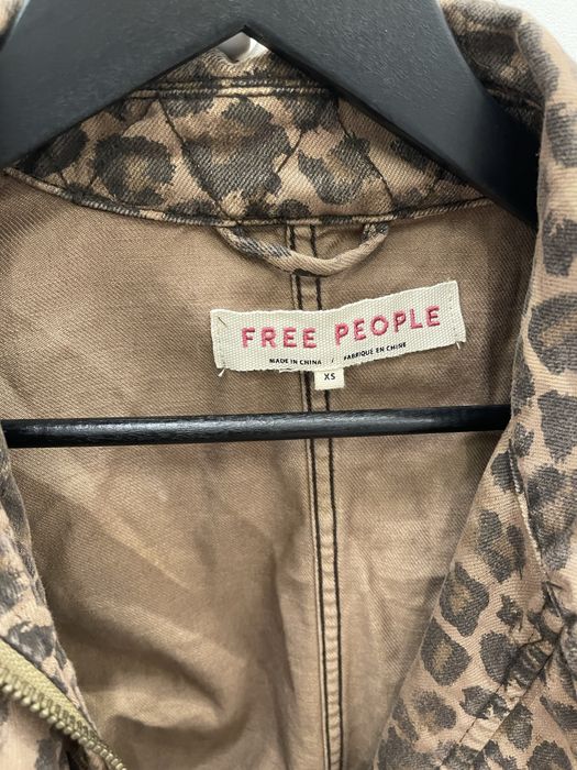 Free people leopard jacket