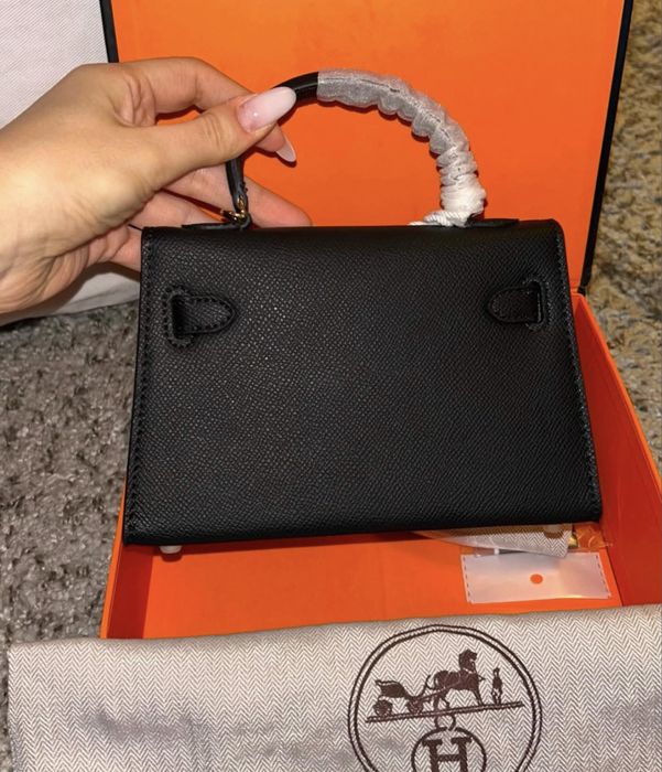 Geanta Mini Kelly piele naturala pe comanda
