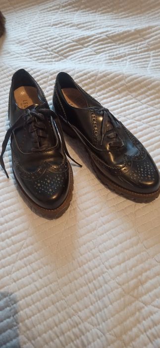 Броги оксфорды кожа на 37-38 р-р