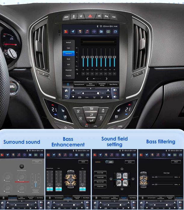 Мултимедия за Opel Insignia навигация вертикална Android вертикална