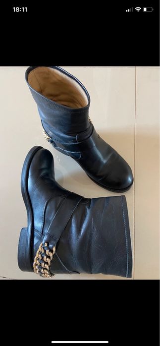 Ghete piele Elisabetta Franchi 36