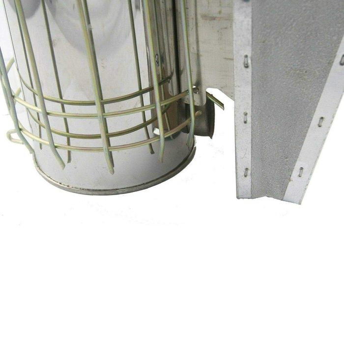 Пушилка пчели с телешка кожа и галванизирано желязо Размер М пчели мед