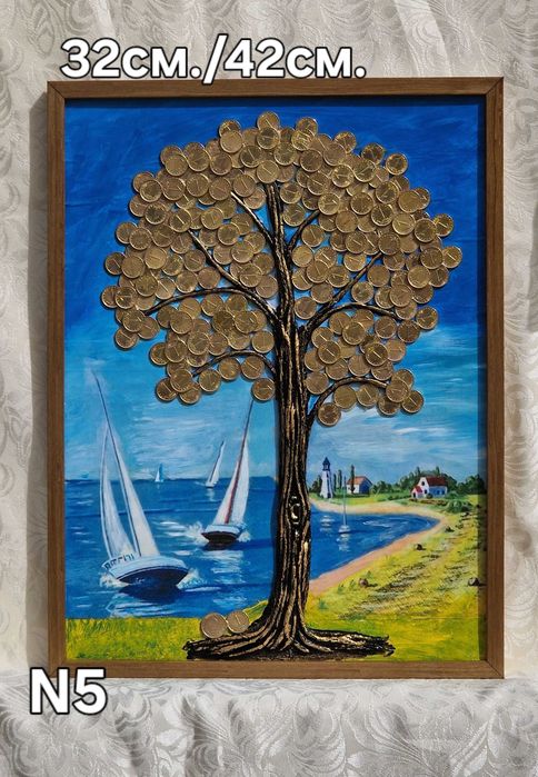 Пано "Дърво на парите и изобилието"