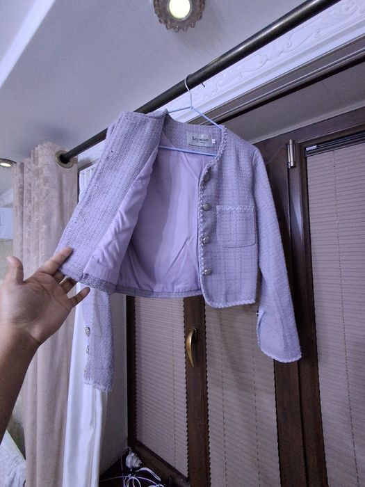 Твидовый пиджак юбка