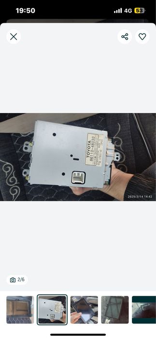 штатный дисплей lexus rx 300