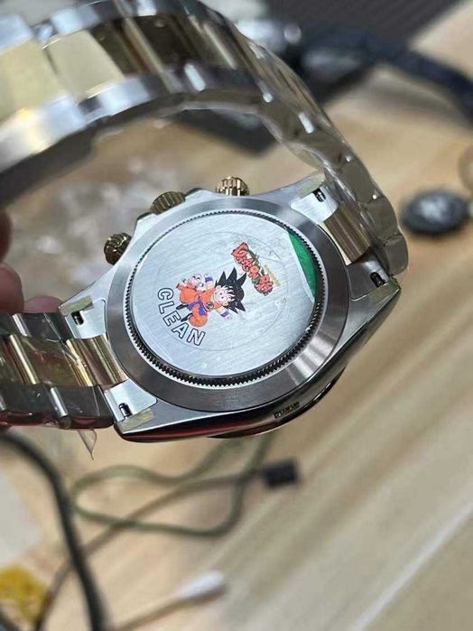 rolex daytona двуцветен, черен