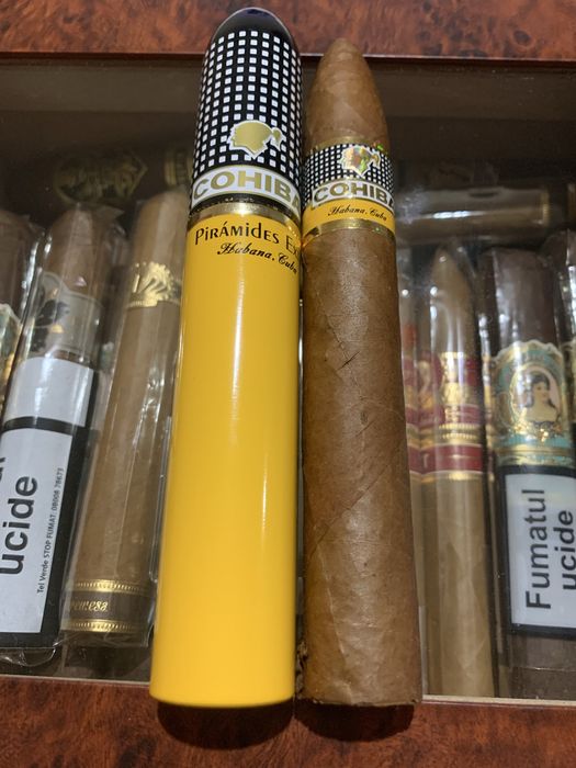Trabucuri cubaneze Cohiba Piramide Extra Tubos