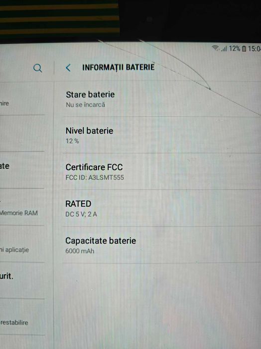Vând Tabletă Samsung Galaxy Tab A