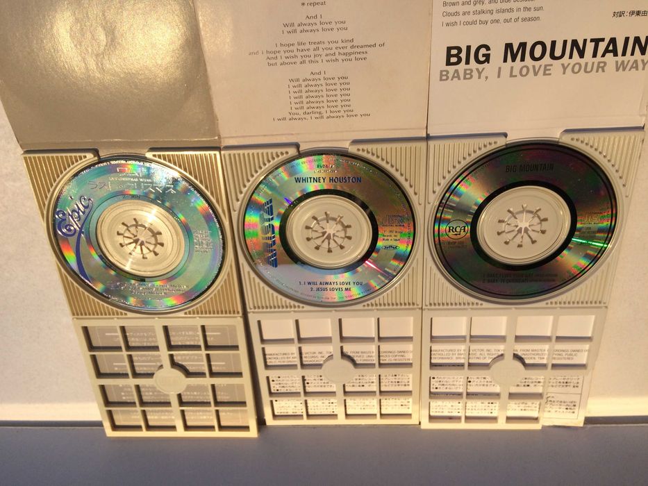 CD Muzica Whitney Houston, George Michael, B Mountain compact disc 8cm