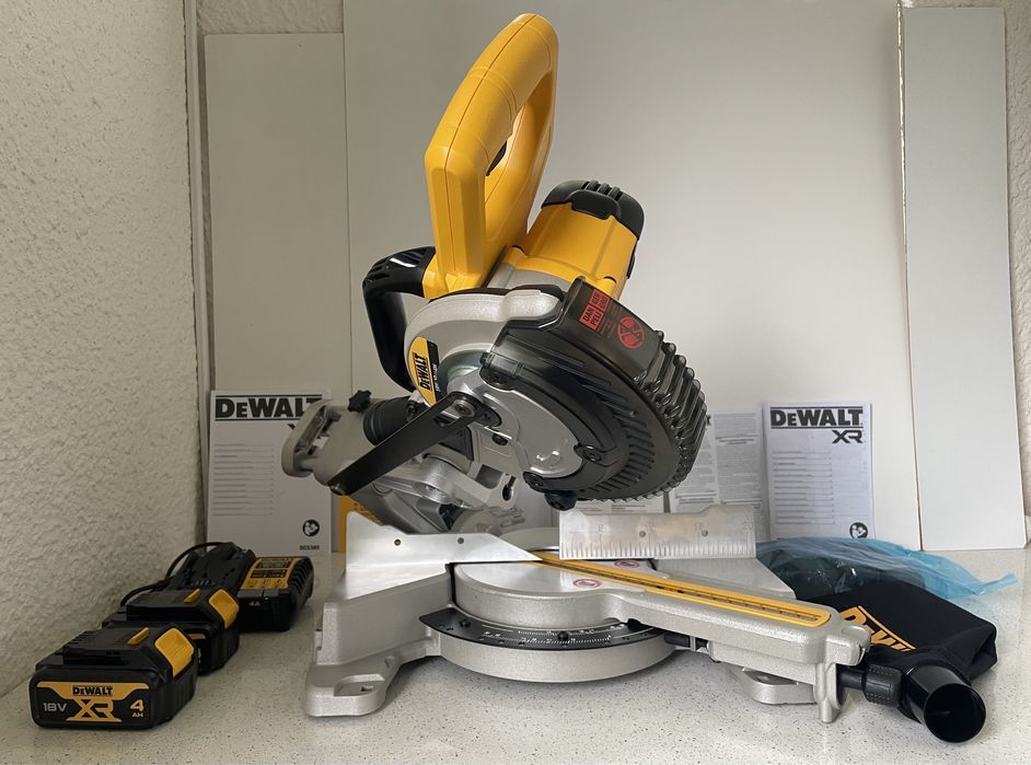 DeWALT DCS365M2-QW XR. Fierestrau Circular Stationar 18V. Set Cu 2X Baterii de 4AH + Incarcacator (Pachet Complet.) Original Nou !