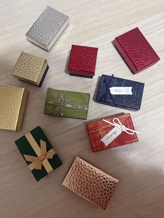 Коробки ювелирные