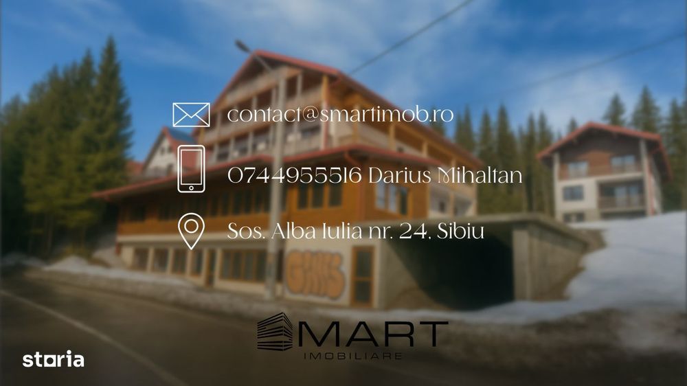 Hotel semifinisat 2300mp utili la Paltinis