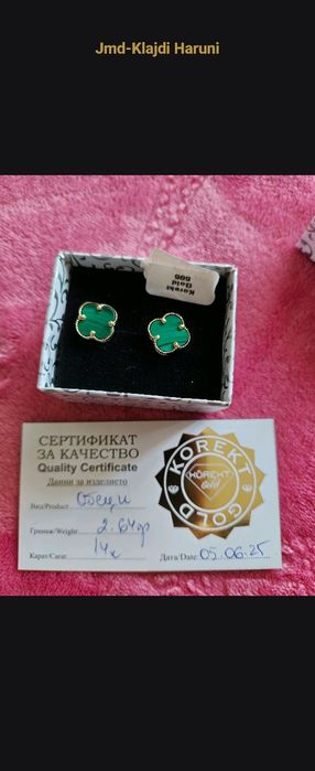 Нови златни обици