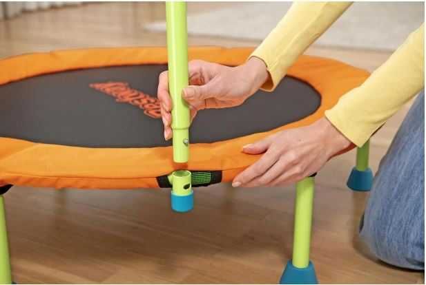Trambulina copii Bestway Wonderjump  structura de metal cu maner de stabilizare