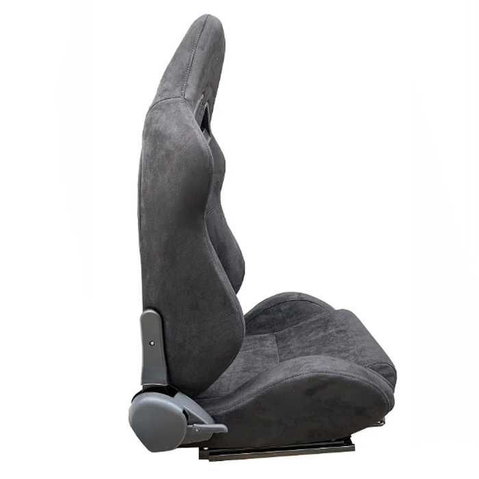 Спортни седалки за МПС - 1052 Черна с черен конец