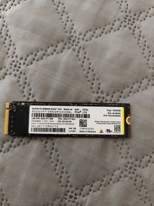 SSD M.2 NVme 1024 GB SanDisk