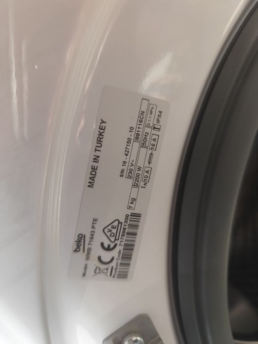 Masina de spalat Beko de 7 kg