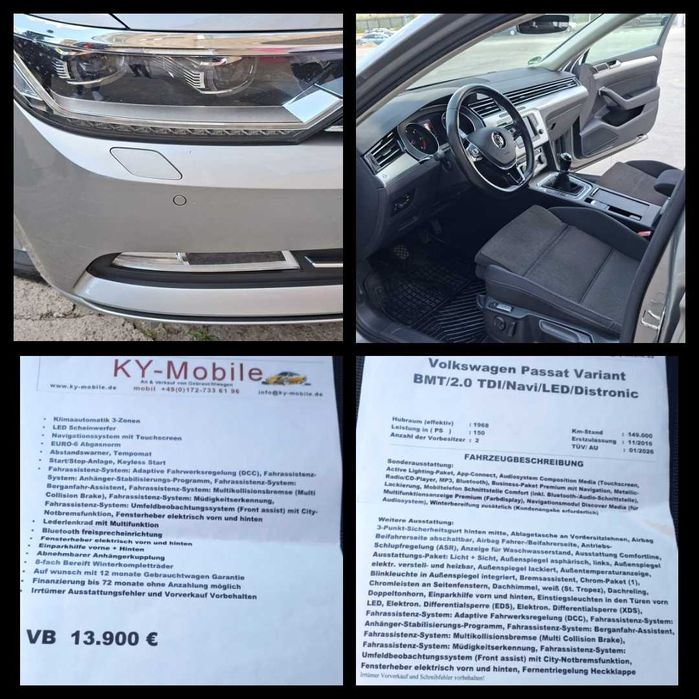 Vand Volkswagen Passat B8