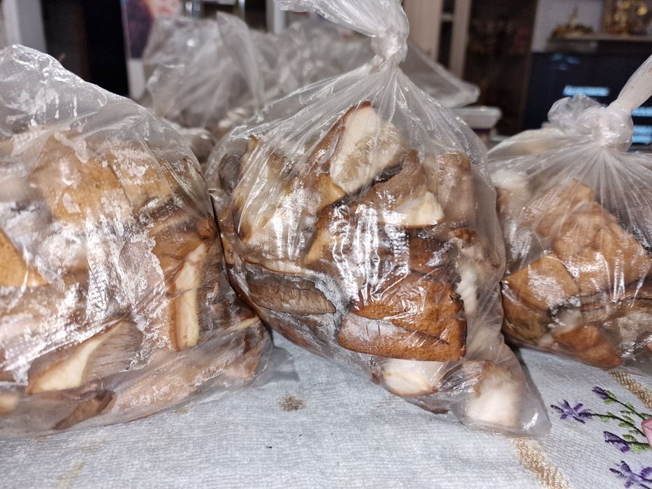 Грибы помытые, нарезанные