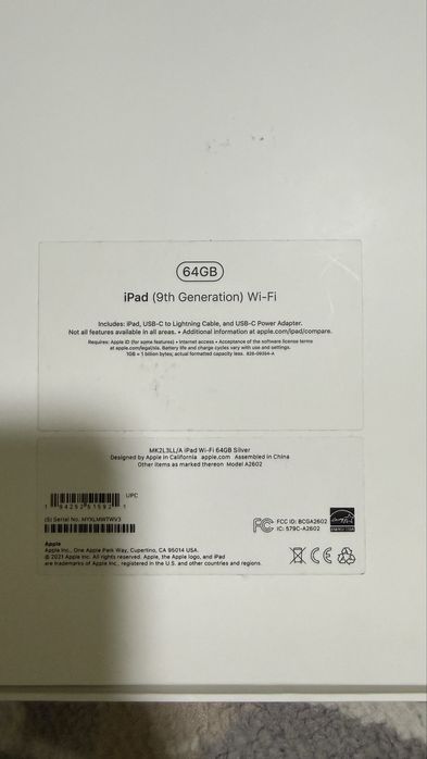 Продам iPad 9-го поколения (9th Gen)